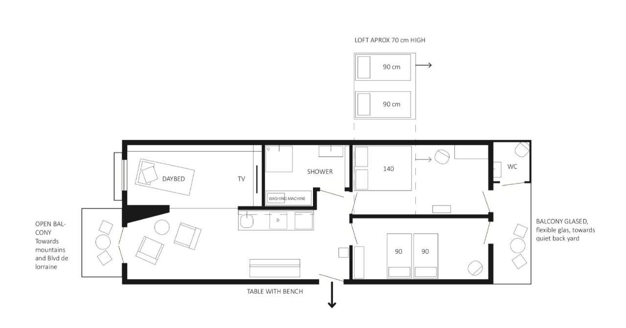 Classic Appartement Кан Екстериор снимка